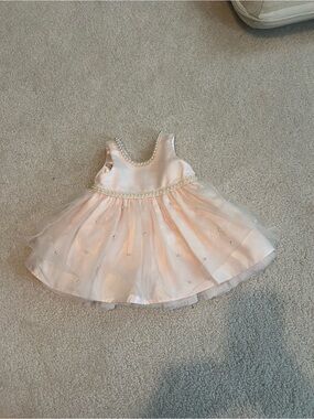 Embellished Pink Tulle Party Dress